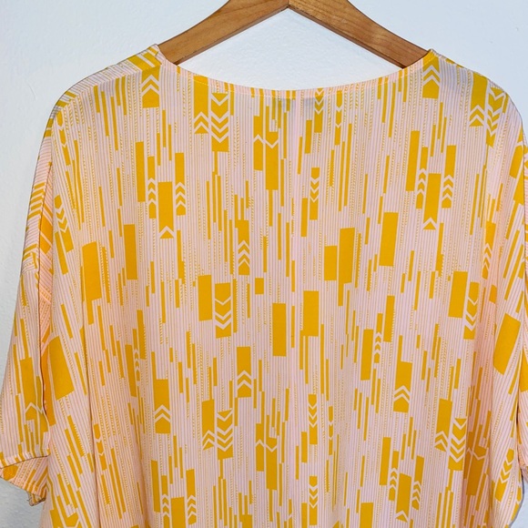 {Samsøe&Samsøe} Mains shirt in pink and yellow - Picture 10 of 10